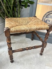 Vintage Wooden Woven Foot