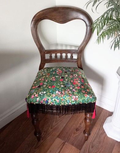 Victorian balloon chair - victorian,