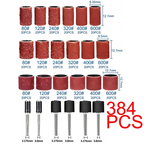 384 pieces sanding drum kit - pieces,