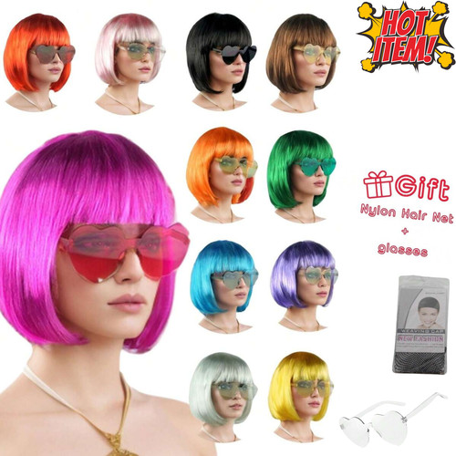 Short bob wig for women - bob,