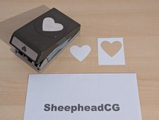 Stampin' up! Heart Punch Large Card Craft Lockable Punch Cutter - Fast Post VGC!