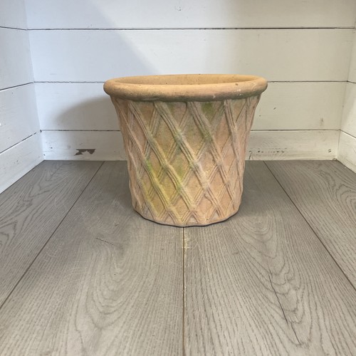 Vintage terracotta pot 25cm - vintage,