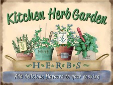 Kitchen Herb Garden, Retro