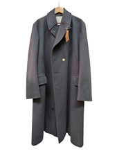 Genuine British Royal Navy Issue Man's Ratings Wool Great Coat Size 174/116 #254