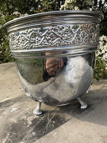 Vintage jardiniere planter - jardiniere-,