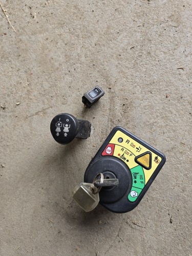 Ride mower ignition deck - on,