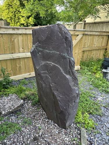 Drilled slate monolith ft - drilled,