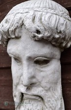 Zeus Greek God Face Sculpture