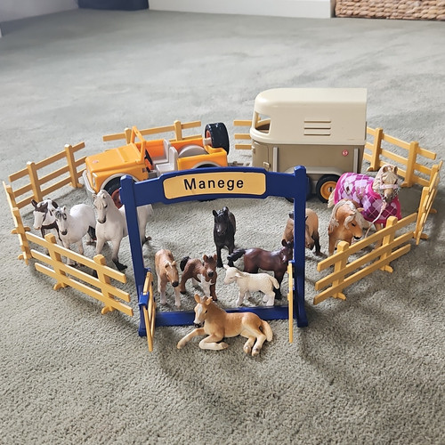 Schleich horse set trailer - set, w/