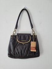 Oriano brown genuine leather shoulder bag 