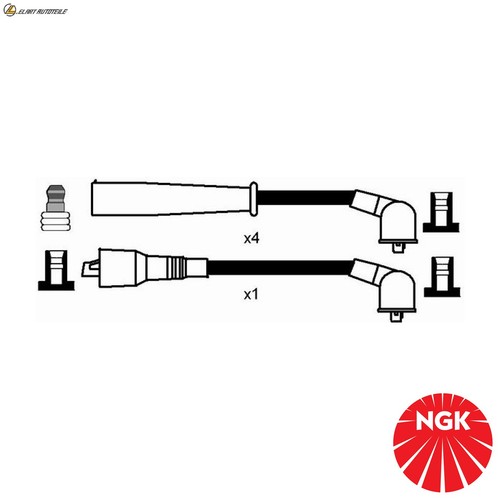 Spark plug 90428 - 4x, for