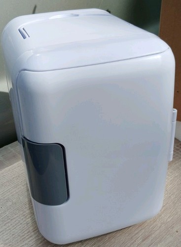 White portable mini fridge - portable,