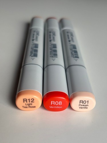 Copic sketch warm red - sketch, &