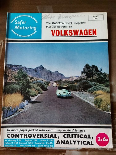 Safer motoring magazine may - vw,