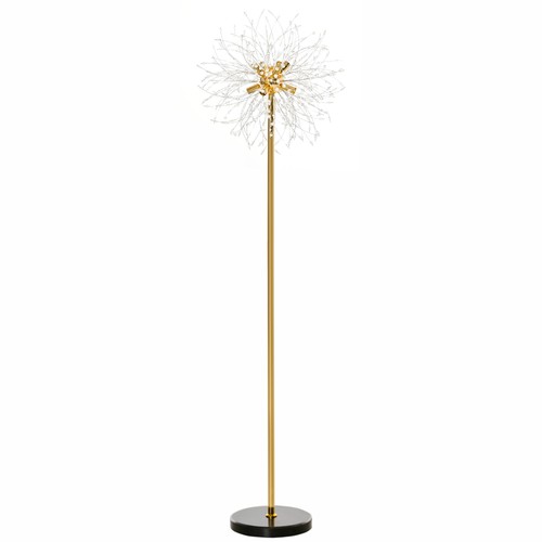 Homcom modern floor lamp - floor, with