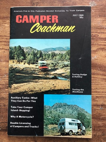 Vintage camper coachman book - vintage,