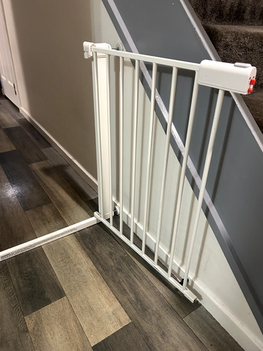 Metal stair gate - metal,