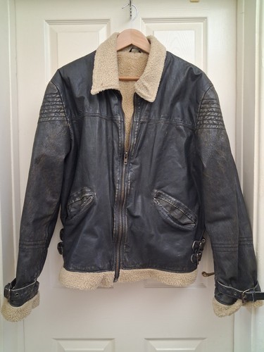 Vintage mens aviator biker - vintage,