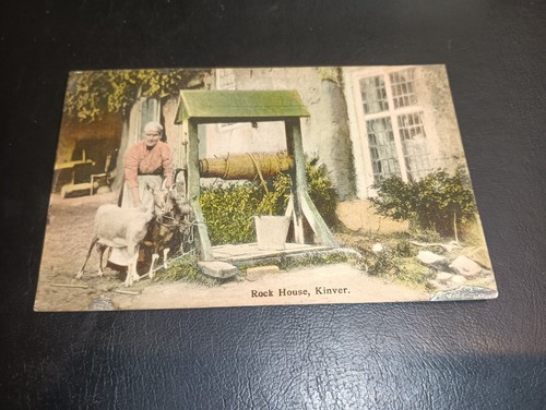 Lady with goats well - at, well,