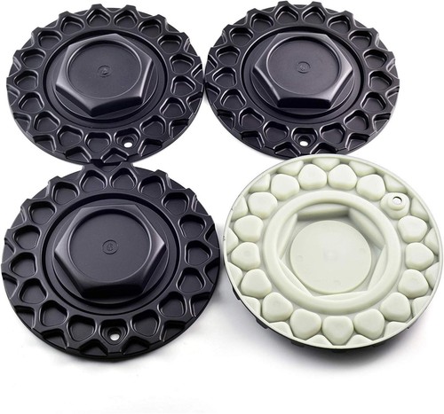 Pack black wheel center caps - 4-pack,