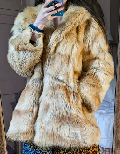 Glamorous real fox fur vintage - fur,