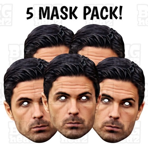 Mikel arteta face mask - or, c