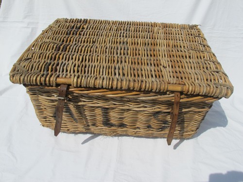 Vintage large wicker - large, cane