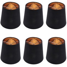 Black Lamp Shades with Gold