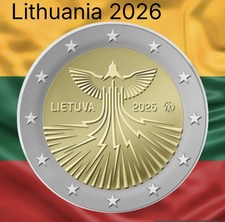 Lithuania Coin 2€ Euro 2026