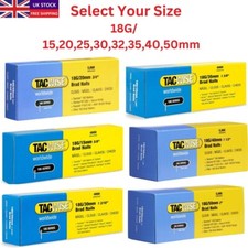 Tacwise 18G Galvanised Brad Nails 15,20,25,30,32,35,40,50mm ForWood Air Nail Gun