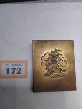 Sailing Ship Brass Mount ? Vintage Item