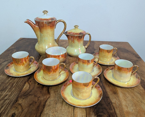 Vintage art deco iridescent - art,