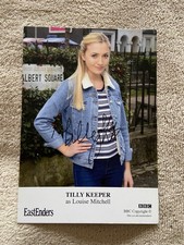 TILLY KEEPER- LOUISE MITCHELL (EASTENDERS) HAND SIGNED BBC CAST CARD-UNDEDICATED