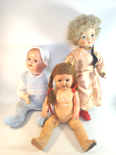 Lot mass dolls sleepy - mass, eyes