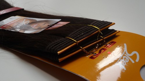 Sleek clip human - in, hair