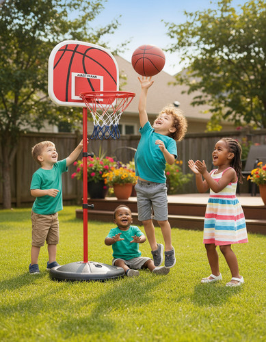 Kids adjustable basketball - kids,