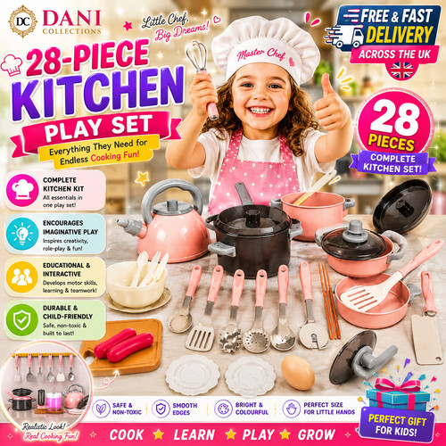 28pcs kids play kitchen - play,