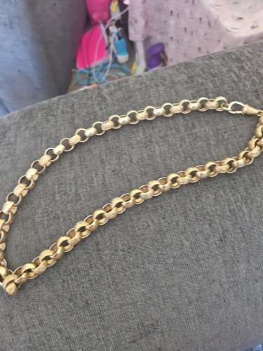 9ct gold silver belcher - gold,