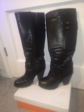 Women's Knee High Biker Style