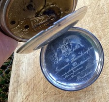 American Waltham Co silver 1900 CHETTLE RUSHDEN HORSE SLAUGHTERER history WORKNG