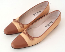 FRENCH SOLE Cream/Tan Leather