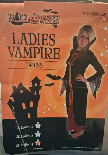 Halloween ladies vampire dress - ladies,