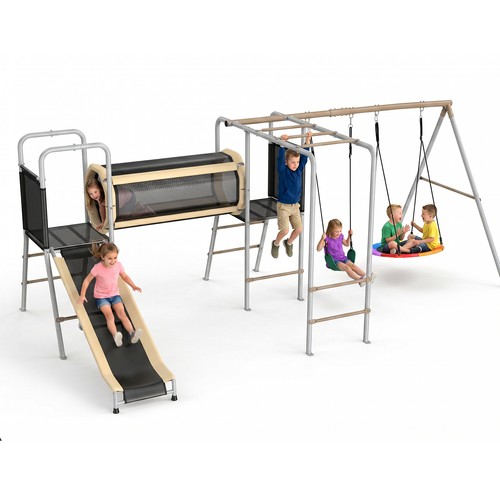 660lbs metal swing set - swing, 2