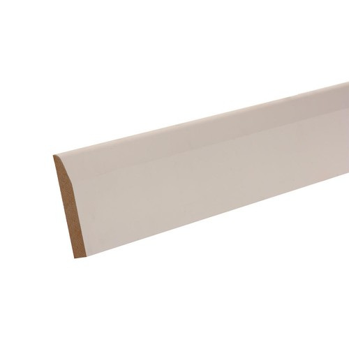 Primed mdf chamfered skirting - mdf,