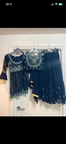 Navy and light - blue, contrast
