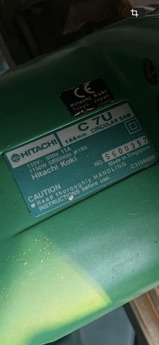 Hitachi 110v circular - c,
