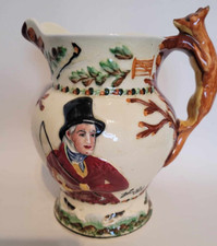 Original 1930s Fieldings Crown Devon Pottery Large Musical John Peel Jug