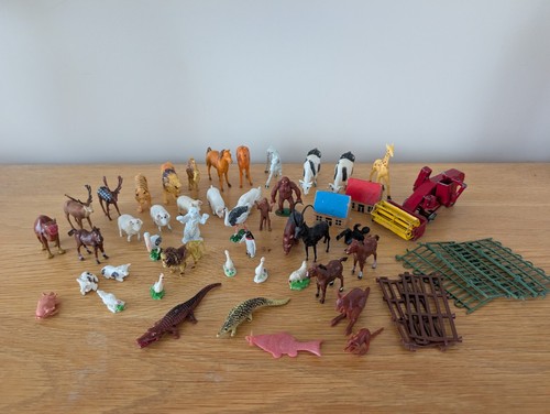 Vintage farm safari animals - safari,