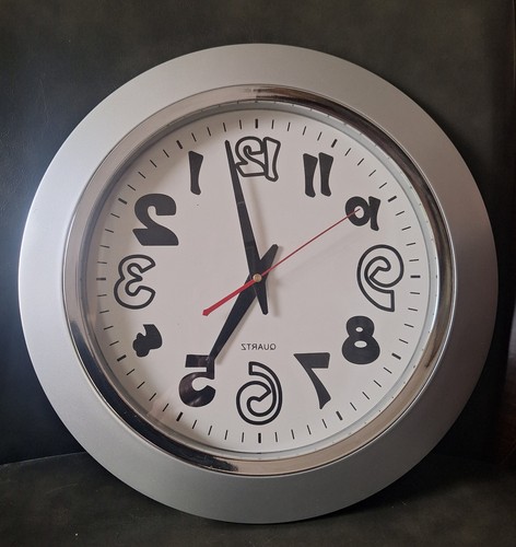 Backwards wall clock - wall,