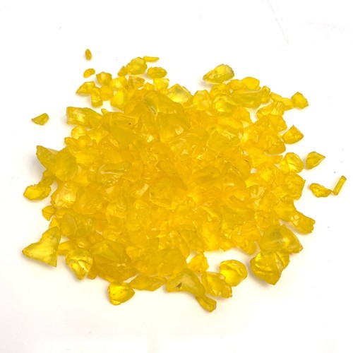 Yellow 100g crushed - crushed, glass